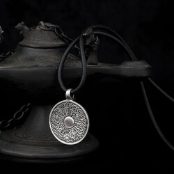 925 Sterling Silver Men's Necklace With Surah Al-Ikhlas Written - Luxury Jewelry