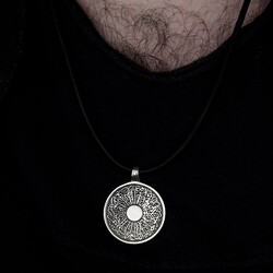 925 Sterling Silver Men's Necklace With Surah Al-Ikhlas Written - 2