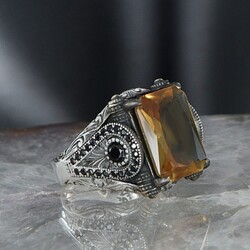 925 Sterling Silver Men's Ring With Zultanite Stone - 2