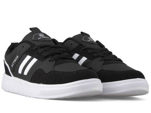 Actros Mrn 56 Men's Sneakers Leather - Black/White - 2