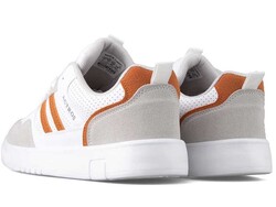 Actros Mrn 56 Men's Sneakers Leather - White/Ice/Orange - 3