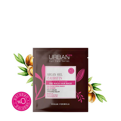 Argan Oil & Keratin Pre-Shower Hair Care Mask 50Ml - 2