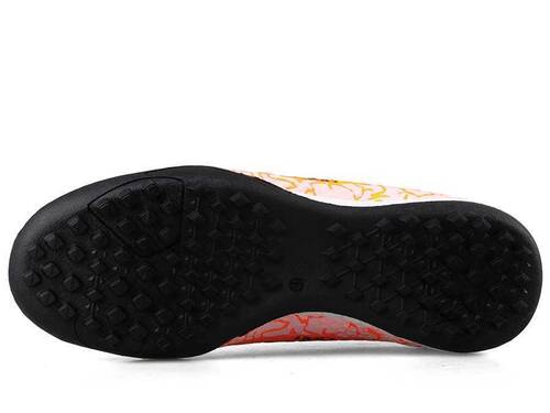 Astroturf Men's Sneakers Lion 1071 Socks - Orange/Black - 4