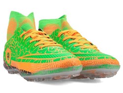 Astroturf Men's Sneakers Twingo 330 Socks - Green/Orange - 2