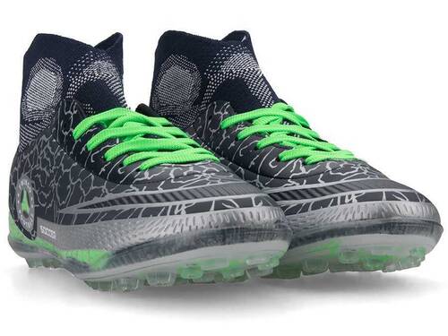 Astroturf Men's Sneakers Twingo 330 Socks - Navy/Green - 2