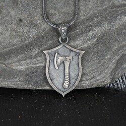 الفأس نموذج 925 قلادة من الفضة الاسترليني للرجال - المجوهرات الفاخرة