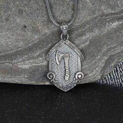 Ax Model 925 Sterling Silver Men's Necklace - Luxury Jewelry