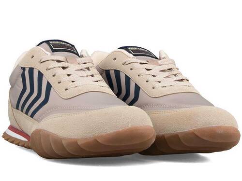 Bestof B-508 حذاء رياضي رجالي جلد - بيج - 2