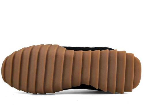 حذاء رياضي رجالي من Bestof B-508 - أسود/أبيض - 4