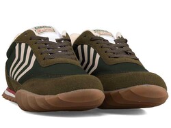 Bestof B-508 حذاء رياضي رجالي جلد - كاكي - 2