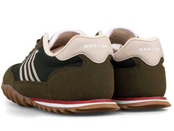 Bestof B-508 حذاء رياضي رجالي جلد - كاكي - 3