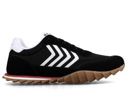 Bestof B-508 Men's Sneakers Skin - Black/White - BestOf Shoes