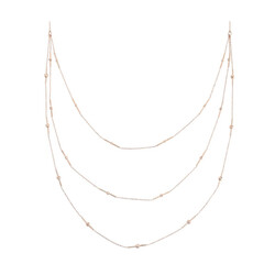 Bulk Bar Long Chain Silver Necklace - Elegant Jewelry