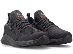 Calibron 024 Men's Sneakers Knitwear - Smoke/Orange F.T - 2