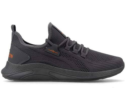 Calibron 024 Men's Sneakers Knitwear - Smoke/Orange F.T - 1