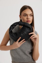 Capsule Braided Black Baguette Bag - BestOf Bag