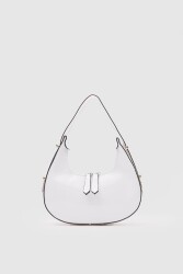 Cherry Patent Leather White Baguette Bag - BestOf Bag