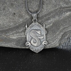 Cobra Model 925 Sterling Silver Men's Necklace - Luxury Jewelry