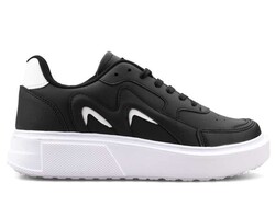 Dark Step 145 Women's Sneakers Skin - Black/White - BestOf Shoes