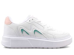 Dark Step 145 Women's Sneakers Skin - White/Powder - BestOf Shoes