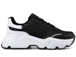 Dark Step 146 Women's Sneakers Skin - Black/White - BestOf Shoes
