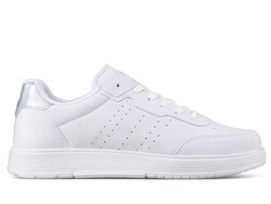 Dark Step 158 Women's Sneakers Skin - White/Platinum - BestOf Shoes