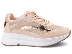 Fleet 137 Women's Sneakers Ankle Boots - Beige - BestOf Shoes