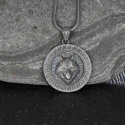 Fox Model 925 Sterling Silver Men's Necklace - Luxury Jewelry
