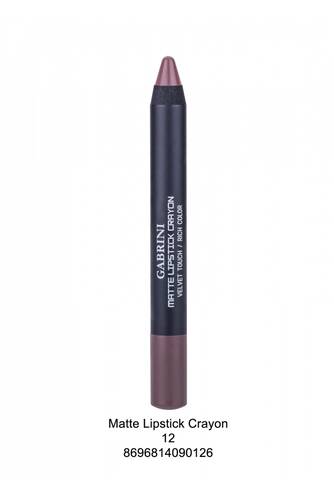 Gabrini Matte Lipstick Crayon 12 - 1