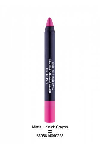 Gabrini Matte Lipstick Crayon 22 - 1