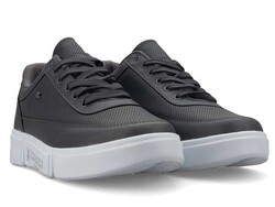 حذاء جاك ليون X-20 للرجال مصنوع من الجلد - دخاني/أبيض - 2