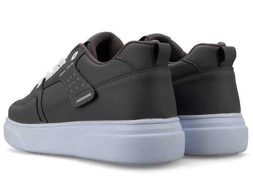 حذاء جاك ليون X-30 للرجال مصنوع من الجلد - دخاني/أبيض - 3