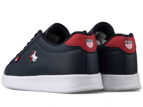 Jagolip 2743 Men's Sneakers Leather - Dark Blue/White - 3