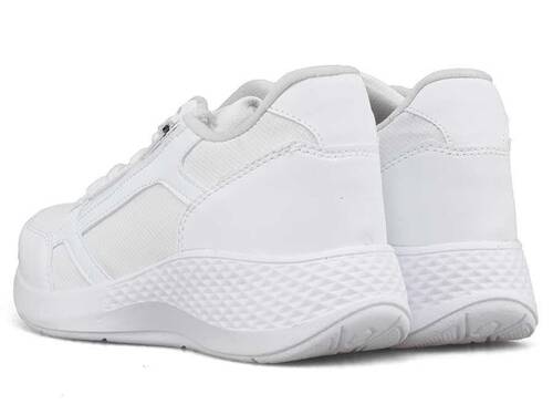 Jazz Club 5858 حذاء رياضي نسائي جلد - أبيض - 3