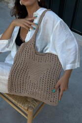 Knitted Mink Shoulder Bag - BestOf Bag