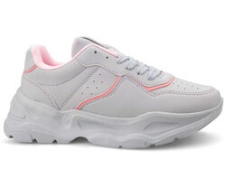 Lamborghini 7285 Women's Sneakers Leather - 6 Stone/Pink/T Stone - BestOf Shoes