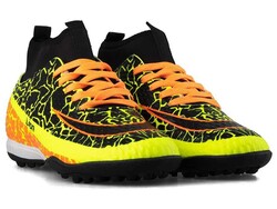 Lion 1071 Men's Sneakers Astroturf Socks - Yellow/Orange - 2