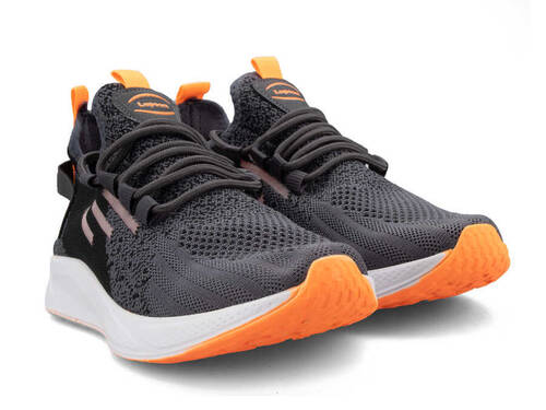 Lupoon 507 Men's Sneakers Knitwear - Smoke/F. Orange - 2