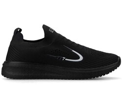 Marco Enzo 0635 Aqua Men's Sneakers Knitwear - Black/Smoked - BestOf Shoes