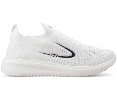 Marco Enzo 0635 Aqua Men's Sneakers Knitwear - White/Black - 1