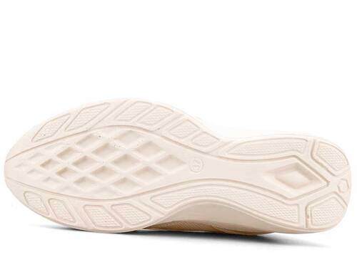 Marco Lauber 04 حذاء رياضي نسائي جلد - بيج - 4