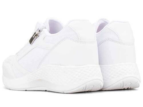 حذاء رياضي نسائي من ماركو لاوبر سكين 04 - أبيض/أبيض - 3