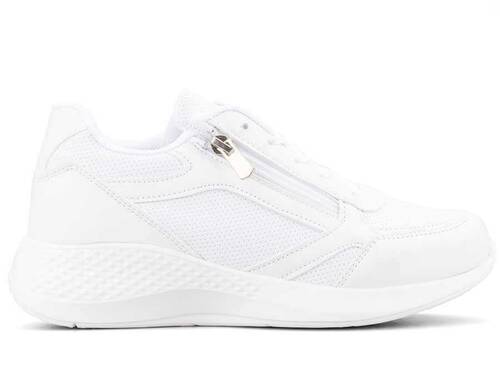 حذاء رياضي نسائي من ماركو لاوبر سكين 04 - أبيض/أبيض - 1