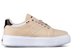 Marco Luber 102 Women's Sneakers Skin - Beige/White - BestOf Shoes