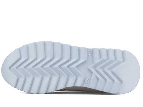 حذاء رياضي ماركو لوبر 1603 جلد للنساء - أبيض/أزرق - 4