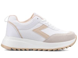 Marco Luber 1603 Women's Sneakers Leather - White/Beige - BestOf Shoes