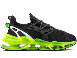 Mc Jamper 2202 Men's Sneakers Knitwear - Black/F. Green - BestOf Shoes