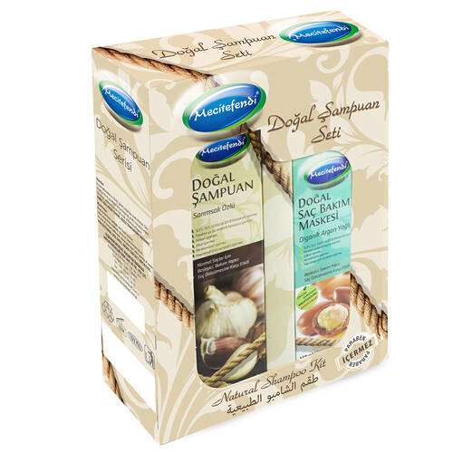 Mecitefendi Natural Shampoo - Garlic Set 250 Ml - 1
