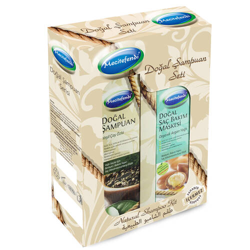 Mecitefendi Natural Shampoo - Green Tea Set 250 Ml - 1
