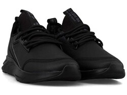 حذاء رياضي رجالي Racing 105 جلد - أسود/أسود - 2